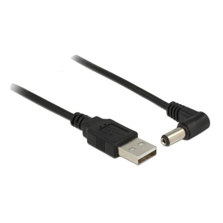 Delock USB tápkábel > DC 5.5 x 2.1 mm apa 90  1.5 m