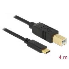 Delock USB 2.0 kábel Type-C a B-típusú 4 m