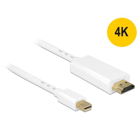 Delock Kábel mini Displayport 1.1 dugó - High Speed HDMI A dugó 4K 2m