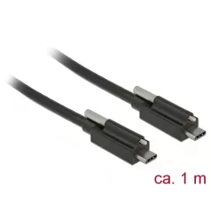   Delock SuperSpeed USB 10 Gbps (USB 3.1 Gen 2) kábel USB Type-C™ apa csatlakozó > USB Type-C™ apa csa