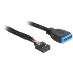   Delock kábel USB 2.0 pin header anya > USB 3.0 pin header apa 45 cm