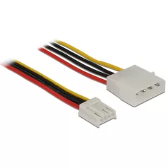 Delock tápkábel 4 tűs apa > 4 tűs floppy anya 40 cm