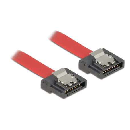 Delock kábel SATA FLEXI 6 Gb/s 100 cm vörös fém