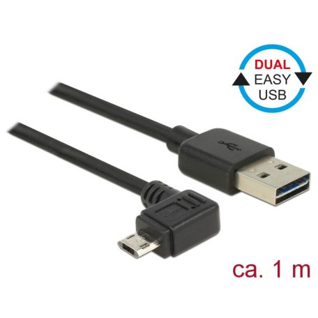 Delock Kábel, EASY-USB 2.0-s A-típusú csatlakozódugó > EASY-USB 2.0-s ...