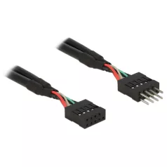   Delock USB 2.0 tűs fejléc hosszabbító kábel 10 tűs apa / anya 10 cm