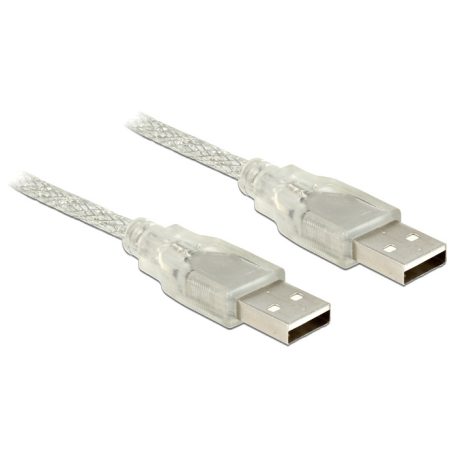 Delock USB 2.0-s kábel A-típusú csatlakozódugóval > USB 2.0-s, A-típusú csatlakozódugóval 2 m