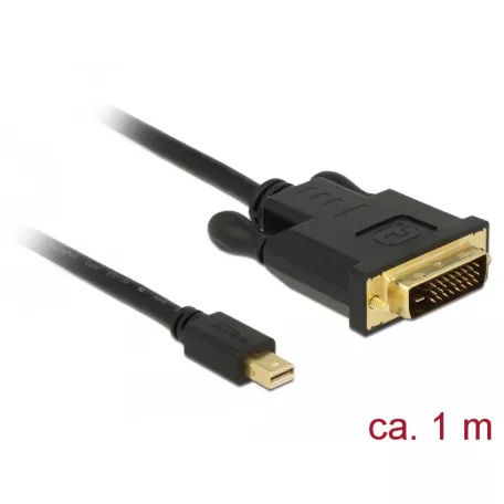 Delock Kábel mini Displayport 1.1 dugó > DVI 24+1 dugó 1 m