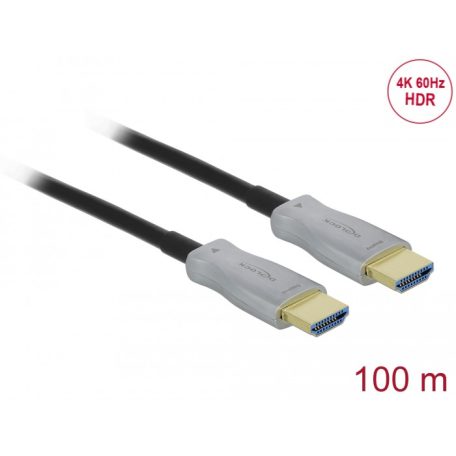 Delock Aktív optikai kábel HDMI 4K 60 Hz 100 m
