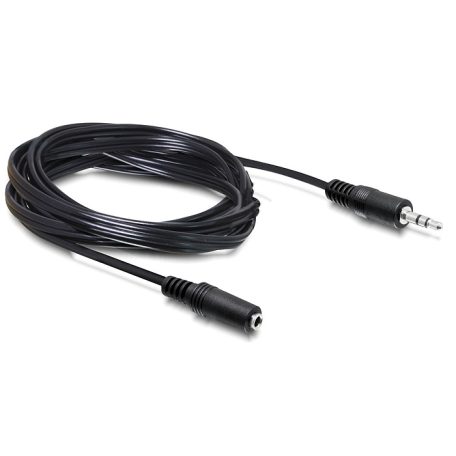 Delock kábel audio sztereo jack kábel, 3.5 mm, apa / anya, 5 m