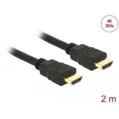 Delock nagy sebességű HDMI kábel 4K 2m apa / apa