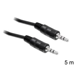 Delock kábel audio DC jack 3.5 mm apa / apa, 5 m