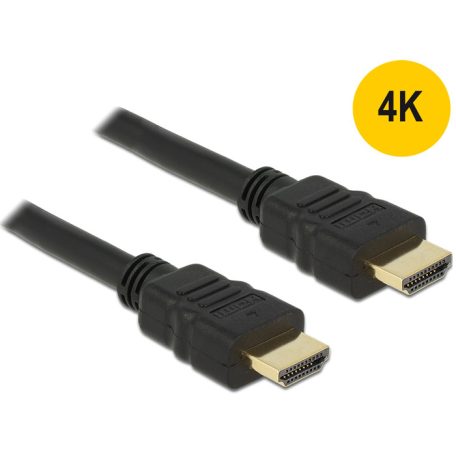 Delock nagy sebességű HDMI-kábel típusú Ethernet   HDMI A dugós > HDMI ...
