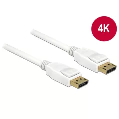   Delock Kábel Displayport 1.2 dugó > Displayport dugó 4K 2 m