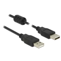   Delock USB 2.0-s kábel A-típusú csatlakozódugóval > USB 2.0-s, A-típusú csatlakozódugóval, 3,0 m, fe