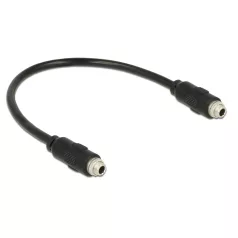   Delock 3.5 mm sztereó jack kábel anya csavarmenetes > 3.5 mm sztereó jack anya csavarmenetes 25 cm