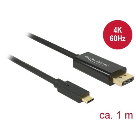 Delock Kábel USB Type-C csatlakozó > Displayport csatlakozó (DP ...