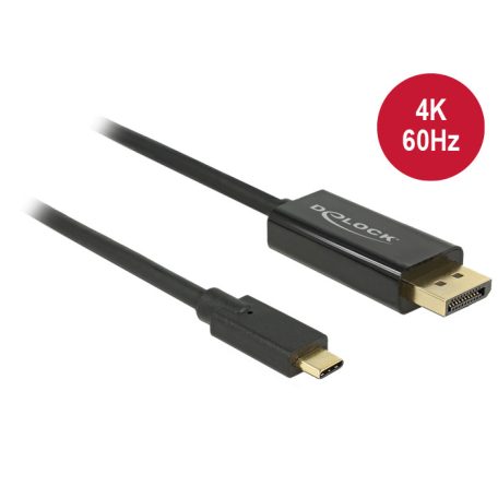 Delock Kábel USB Type-C csatlakozó > Displayport csatlakozó (DP ...