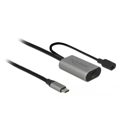 Delock Aktív USB 3.1 Gen 1 bovíto kábel USB Type-C™ 5 m hosszú
