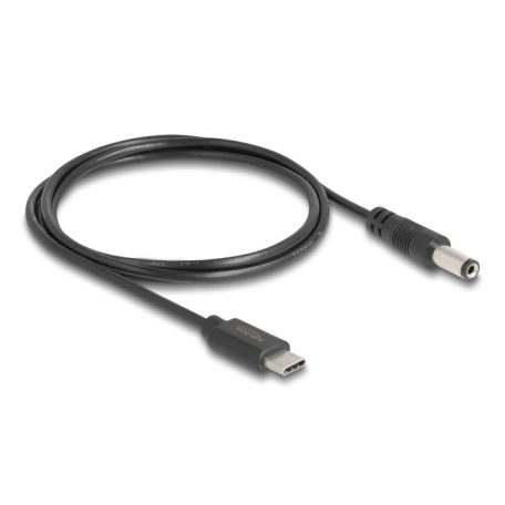 Delock USB Type-C™ tápkábel - DC 5,5 x 2,1 mm méretű apa 1 m