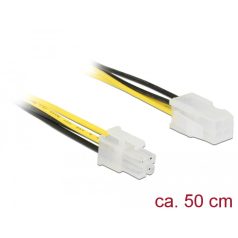   Delock Bővítőkábel, P4, 6 Gb/s, 4 tűs csatlakozó > P4 4 tűs aljzat, 50 cm