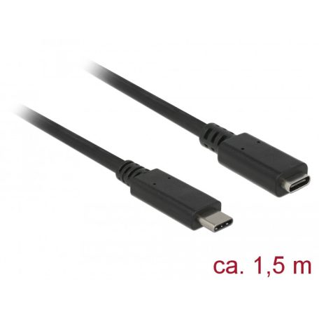 Delock Bovítokábel SuperSpeed USB (USB 3.1 Gen 1) USB Type-C  dugó > ...