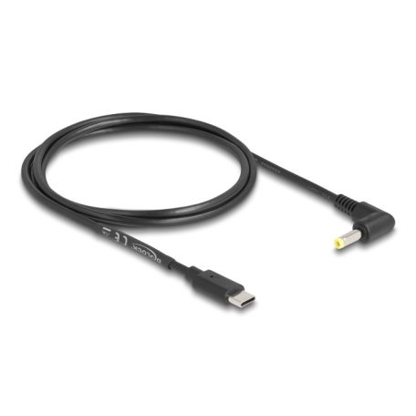 Delock USB tápkábel > DC 4,0 x 1,7 mm apa 90° 1,5 m