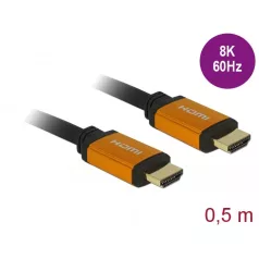  Delock Ultra nagy sebességu HDMI kábel 48 Gbps 8K 60 Hz 0,5 m