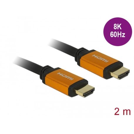 Delock Ultra nagy sebességu HDMI kábel 48 Gbps 8K 60 Hz 2 m