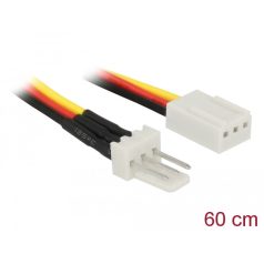   Delock 3-tűs apa – 3-tűs anya hűtő tápkábel 60 cm hosszú