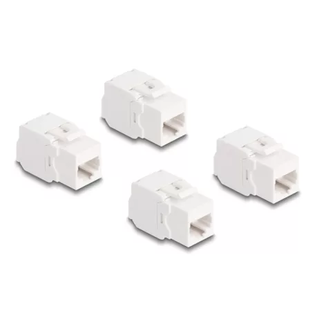 Delock Keystone modul, RJ45-aljzat Cat.6A UTP 4 db.-os