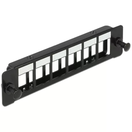 Delock Keystone rögzítőpanel 6 portos
