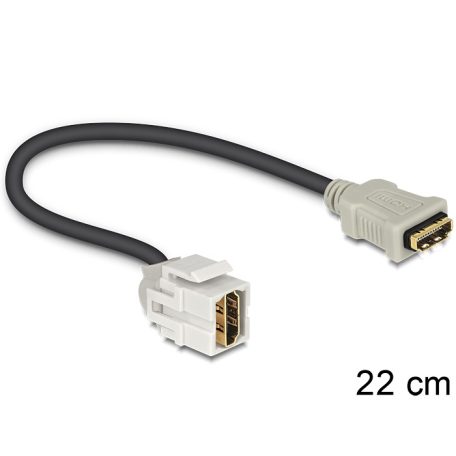 Delock Keystone modul HDMI anya > HDMI anya 250° kábellel