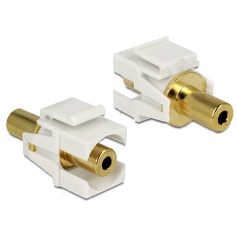   Delock keystone modul 3.5mm sztereo jack alj > 3.5 sztereo jack alj