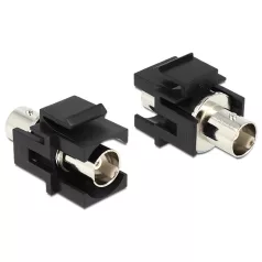 Delock Keystone modul BNC anya > BNC anya, fekete