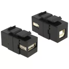 Delock Keystone modul 2db USB "A" aljzattal