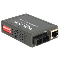   Delock Médiaátalakító 100Base-FX SC SM 1310 nm 30 km kompakt