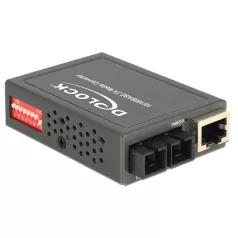   Delock Médiaátalakító 100Base-FX SC SM 1310 nm 30 km kompakt