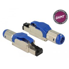 Delock RJ45 dugaszoló szerelvény Cat.8 anyaga: fém