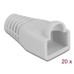 Delock Feszültségcsökkentő RJ45 apához, 20 db. Szürke
