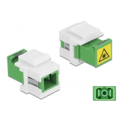   Delock Keystone modul SC Simplex aljzat - SC Simplex aljzat, lézeres védelemmel