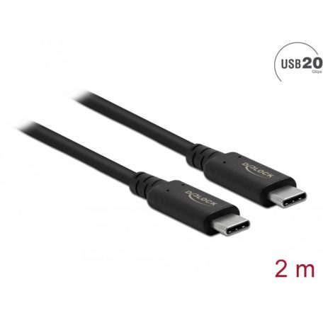 Delock USB4™ 20 Gbps Kábel 2 m