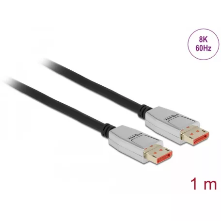 Delock DisplayPort kábel 8K 60 Hz 1 m