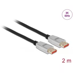 Delock DisplayPort kábel 8K 60 Hz 2 m
