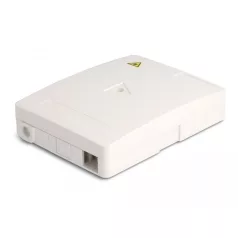   Delock Fehér száloptikai csatlakozódoboz falra szereléshez 2 db SC Simplex vagy LC Duplex-hez