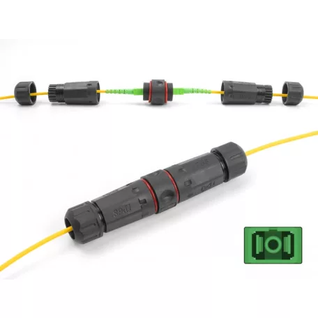 Delock optikai kábel csatlakozó SC Simplex anya SC Simplex anya APC vízálló