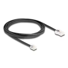 Delock Telefon kábel RJ45 apa - RJ11 apa fekete 2 m