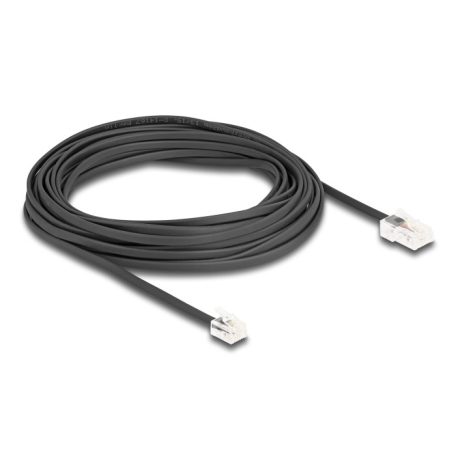 Delock Telefon kábel RJ45 apa - RJ11 apa fekete 10 m