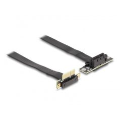   Delock PCI Expressz riser kártya x1 apa 90°-os szögben - x1 szlot 90°-os szögben kábellel 30 cm