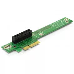   Delock emelő kártya PCI Express x4  90° elfordított, bal beillesztés