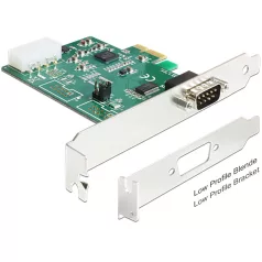   Delock PCI Express kártya > 1 x soros RS-232 nagy sebességű 921K tápfeszültséggel
